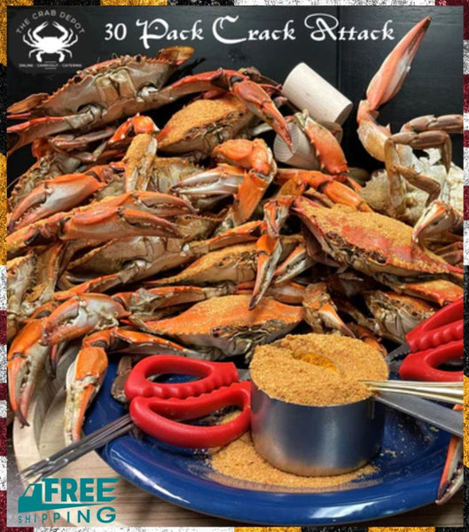 🦩30 Pack Crack Attack (JUMBO XL Male) – Crab Depot