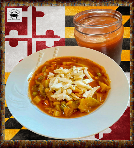Qt. Maryland Crab Soup (Blue Crab Meat)