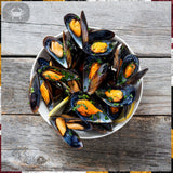 (4 lbs.) North Atlantic Black Mussels
