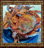 Promo Steamed USA Blue Crab Bushels