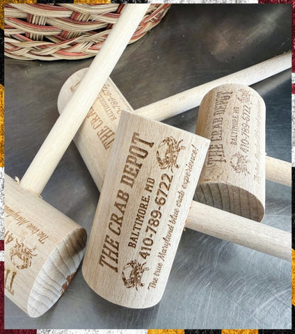 Signature Crab Depot Wooden Mallets