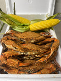 🏈MD Lunch Box (12) XL Male Crabs with Corn