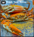 Steamed Female X-Large, (6.5"-7") Dozen