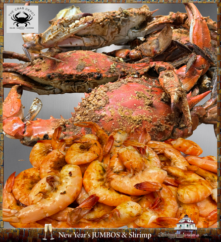 📦 New Years 3XL Steamed Crabs & Shrimp