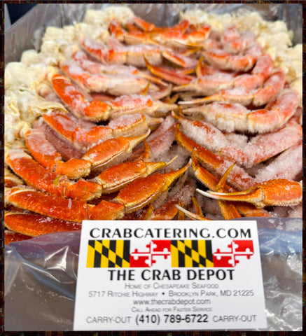 🦩 (10 lbs.) Snow Crab Clusters, 8-10 oz./cluster