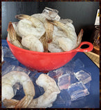 ⚓(4 lbs.) P & D Large Shrimp, 21-25 ct./lb.