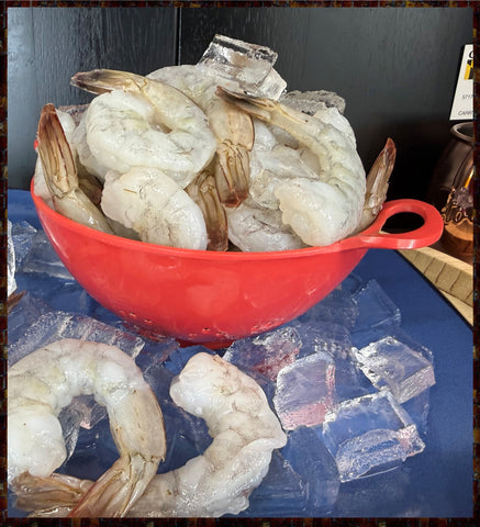 ⚓(4 lbs.) P & D Large Shrimp, 21-25 ct./lb.