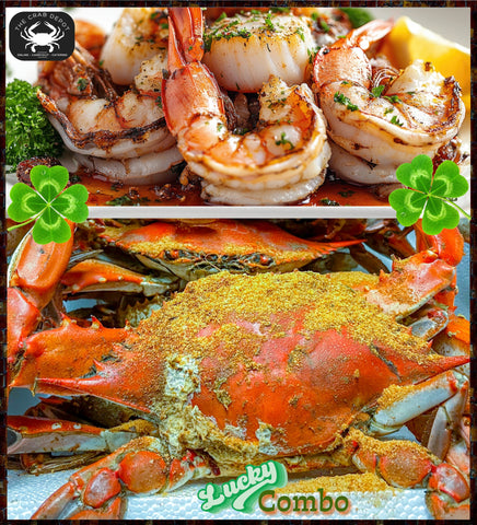 🍀Lucky JUMBO ½ Bushel with XL Shrimp