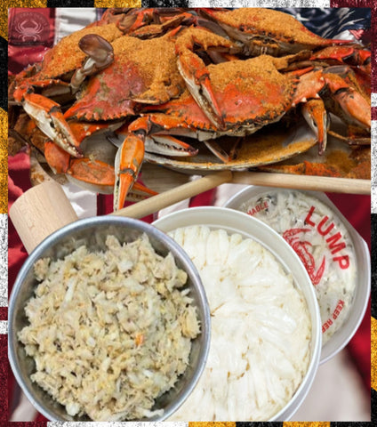 🎏USA Blue Crab Premium LUMP Meat, (3 lbs.)