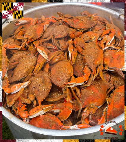 🦩Maryland #1 Blue Crab ½ Bushel, [2½-3½ dozen]