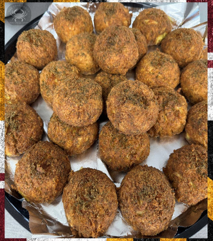 Maryland Crab Cakes, fried to perfection