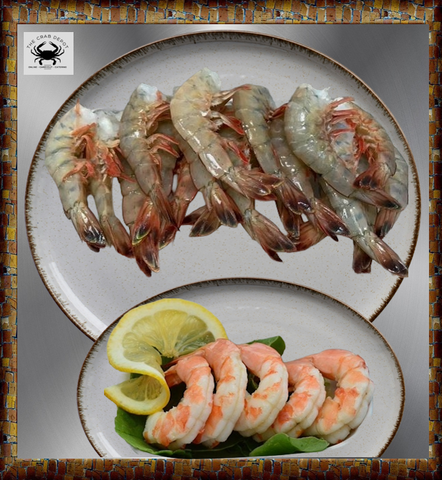 Gulf Sound Shrimp Combo (P&D and Shell-on) ( 8 lbs.)