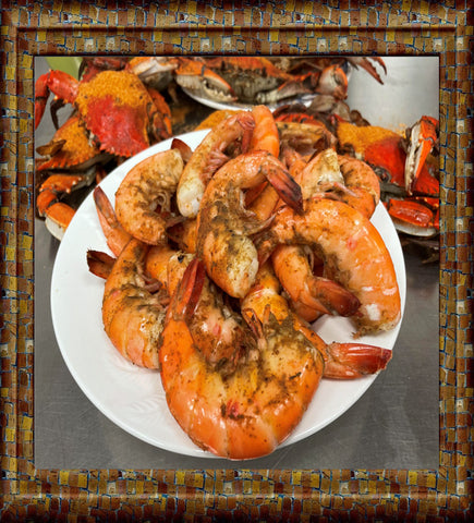 USA Jumbo Wild-Caught Gulf White Shrimp