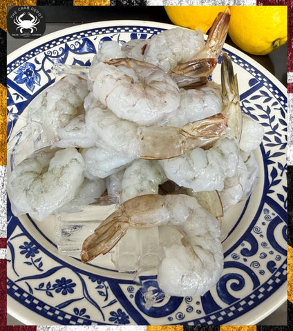 ⚓ (4 lbs.) P&D Large Shrimp, 21-25 ct./lb.