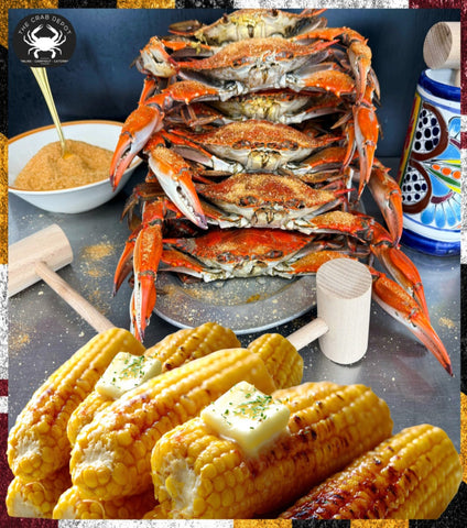 ⚡Lunch Box (12) Large Sook Crabs with Corn