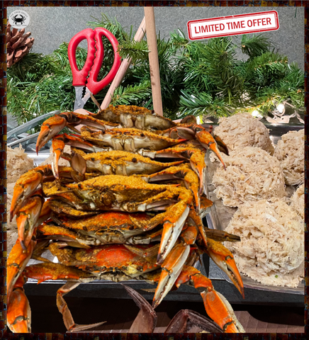 Christmas Jumbo Dozen, (4) 4 oz. MD Lump Cakes