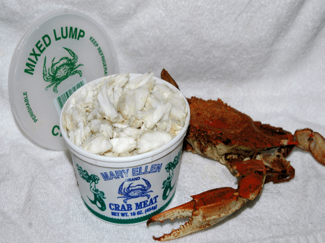 100 % USA Handpicked Lump Blue Crab Meat