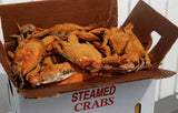 1/2 Bushel Steamed Signature- Male Crabs -Mixture of Large/XL Crabs (6 to 7 inch)
